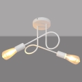 Kinderplafondlamp OXFORD 2xE27/15W/230V wit