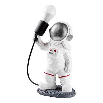 Kinderspot ASTRONAUT 1xE27/40W/230V zilver/wit
