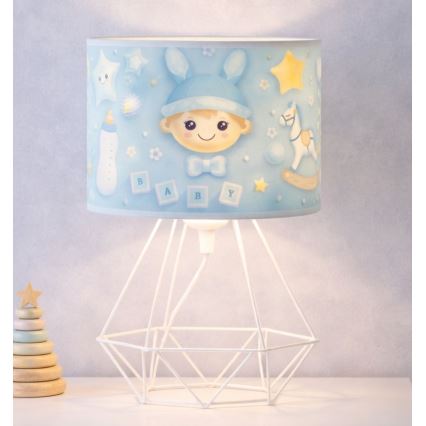 Kindertafellamp KIDS ROOM 1xE27/60W/230V Ø 18 cm kosmonaut