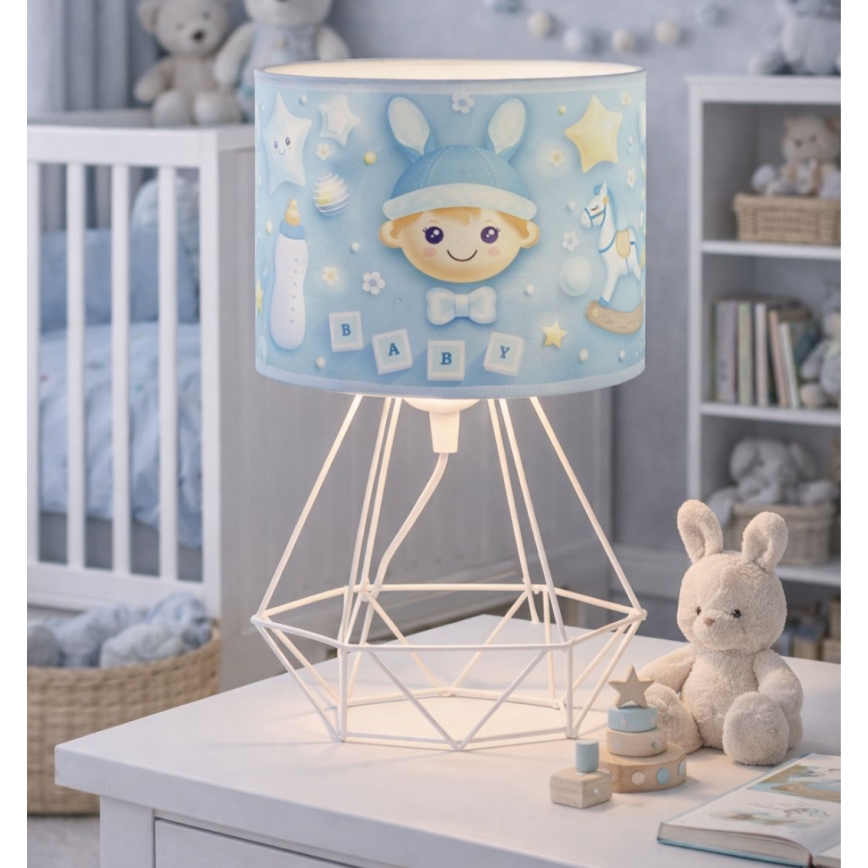 Kindertafellamp KIDS ROOM 1xE27/60W/230V Ø 18 cm kosmonaut