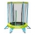 Kindertrampoline Ø 140 cm, blauw/groen