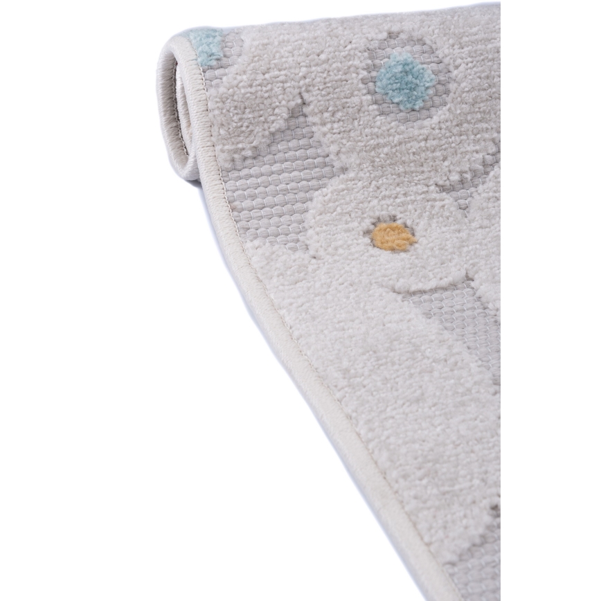 Kindervloerkleed PIAR 80x150 cm veelkleurig/stippen