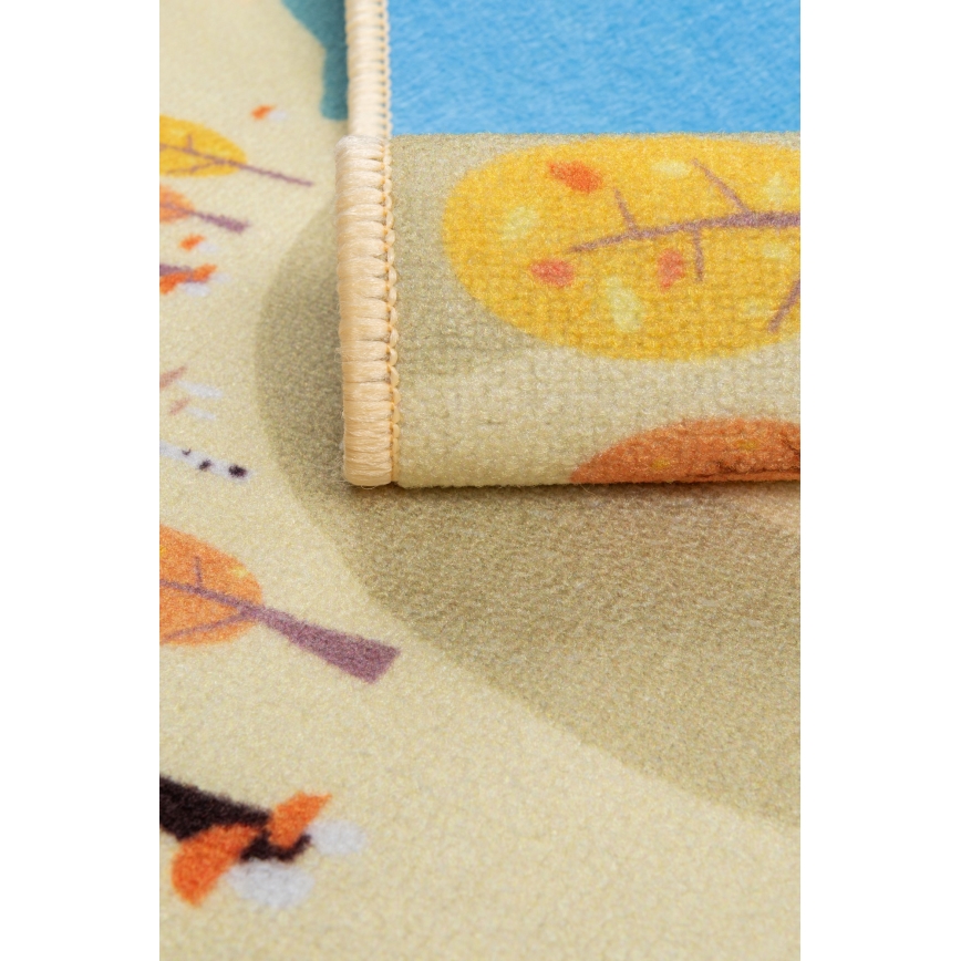 Kindervloerkleed STELLA STREETS 120x170 cm beige/stad