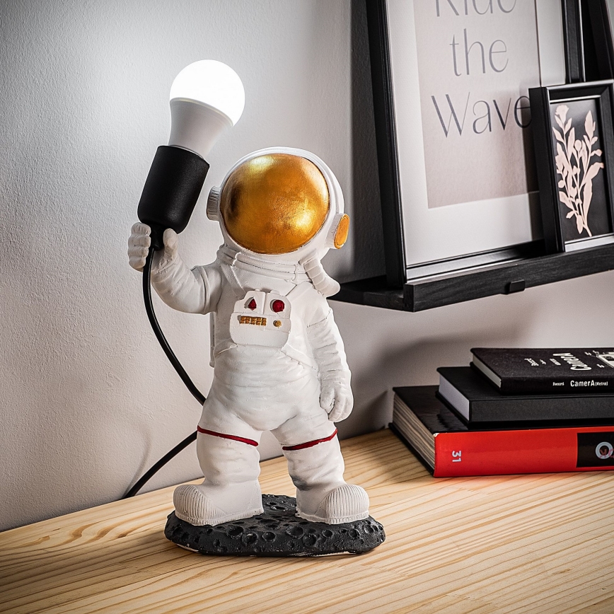 Kindlamp ASTRONAUT 1xE27/40W/230V koper/wit