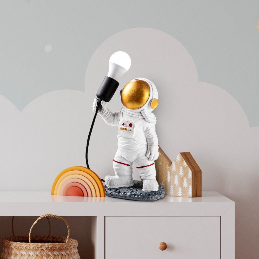 Kindlamp ASTRONAUT 1xE27/40W/230V koper/wit