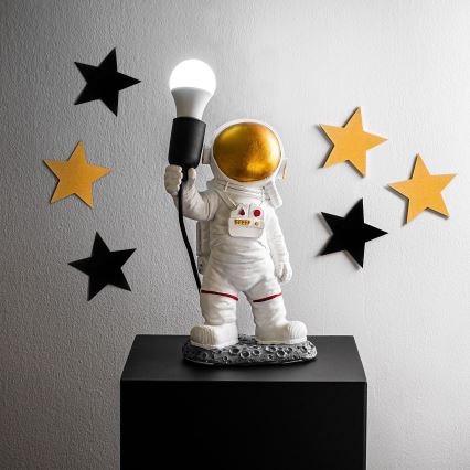 Kindlamp ASTRONAUT 1xE27/40W/230V koper/wit