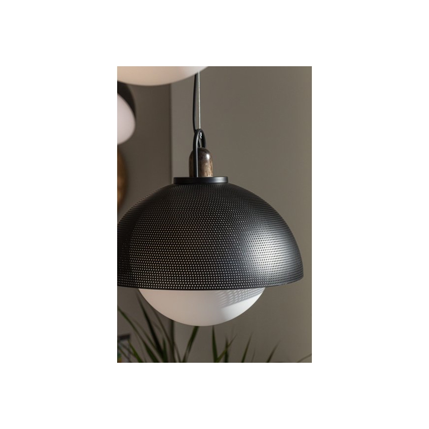 Hanglamp aan een koord GRAVEN 1xE27/11W/230V zwart