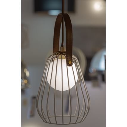 Wandlamp MEMORY 1xG9/4W/230V wit/bruin