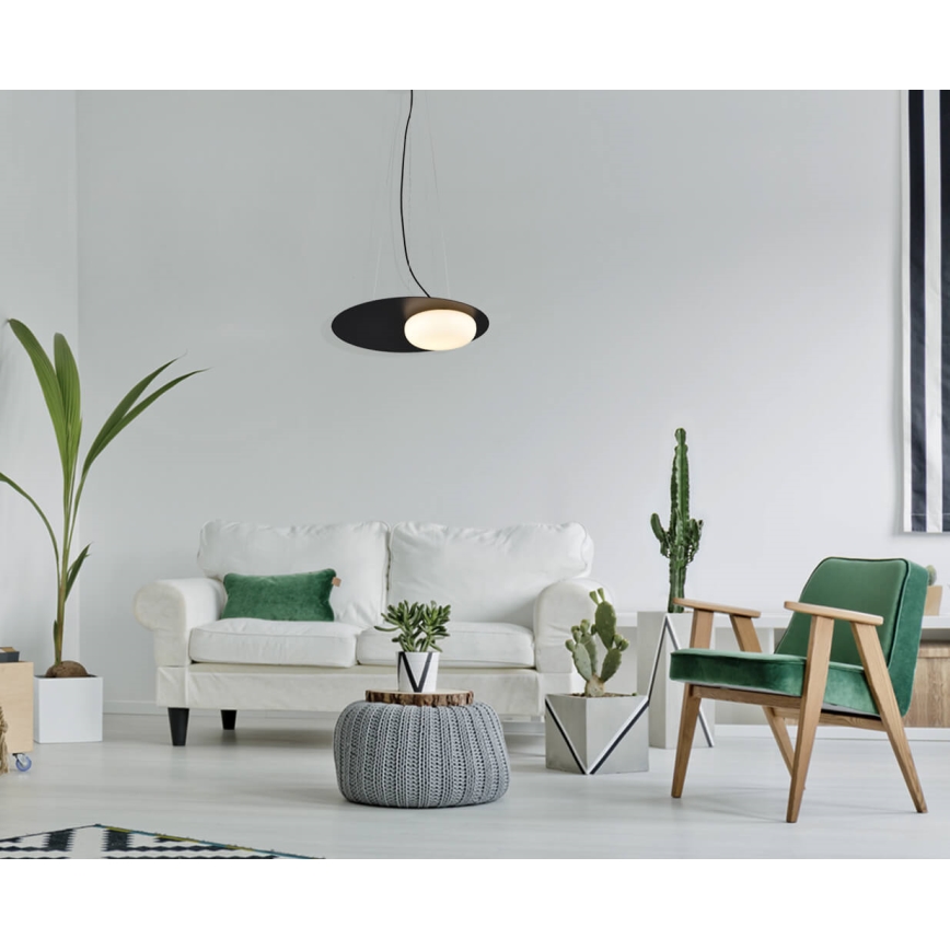 LED Hanglamp aan een koord PETIT LED/12W/230V zwart