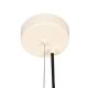 Hanglamp aan een koord ABEL 2xE27/11W/230V diameter 28 cm crème