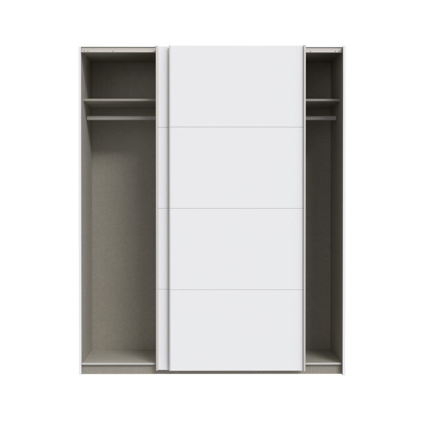 Kledingkast KARO 170x210 cm wit