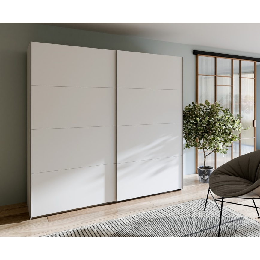 Kledingkast KARO 220x210x61 cm wit