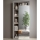 Kledingkast LENOR 91x209 cm wit/grijs betonlook
