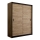 Kledingkast met schuifdeuren SAPHIRA 203x215 cm eiken craft