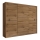 Kledingkast met schuifdeuren SAPHIRA 250x215 cm eiken wotan