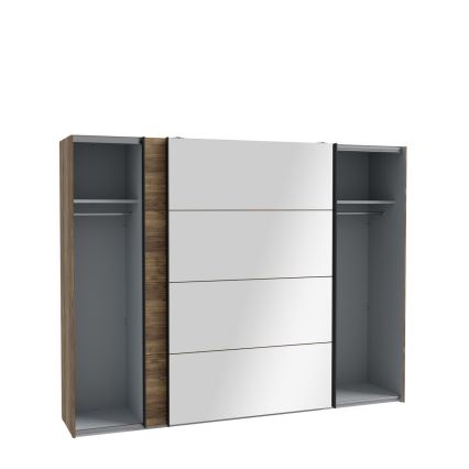 Kledingkast met spiegel OREN 270x210 cm artisan eiken