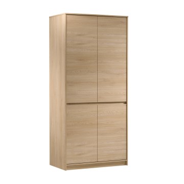 Kledingkast MIYABI 90 x 198 x 52 cm, Cremona-eik