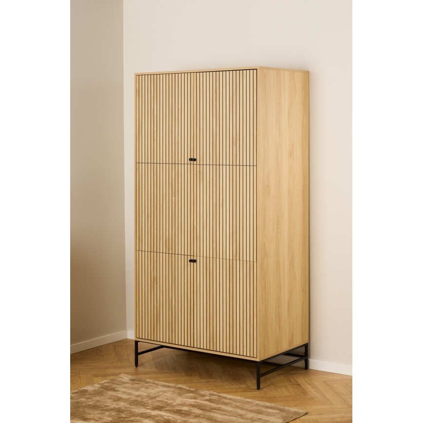 Kledingkast OLIVIA 99x200 cm eiken