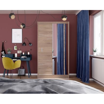 Kledingkast SABRINA 120x215 cm eiken sonoma