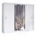 Kledingkast SABRINA 250x215 cm wit