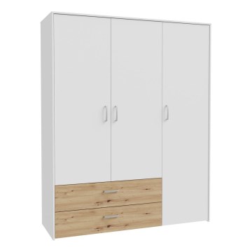 Kledingkast URO 152x190 cm artisan eik/wit