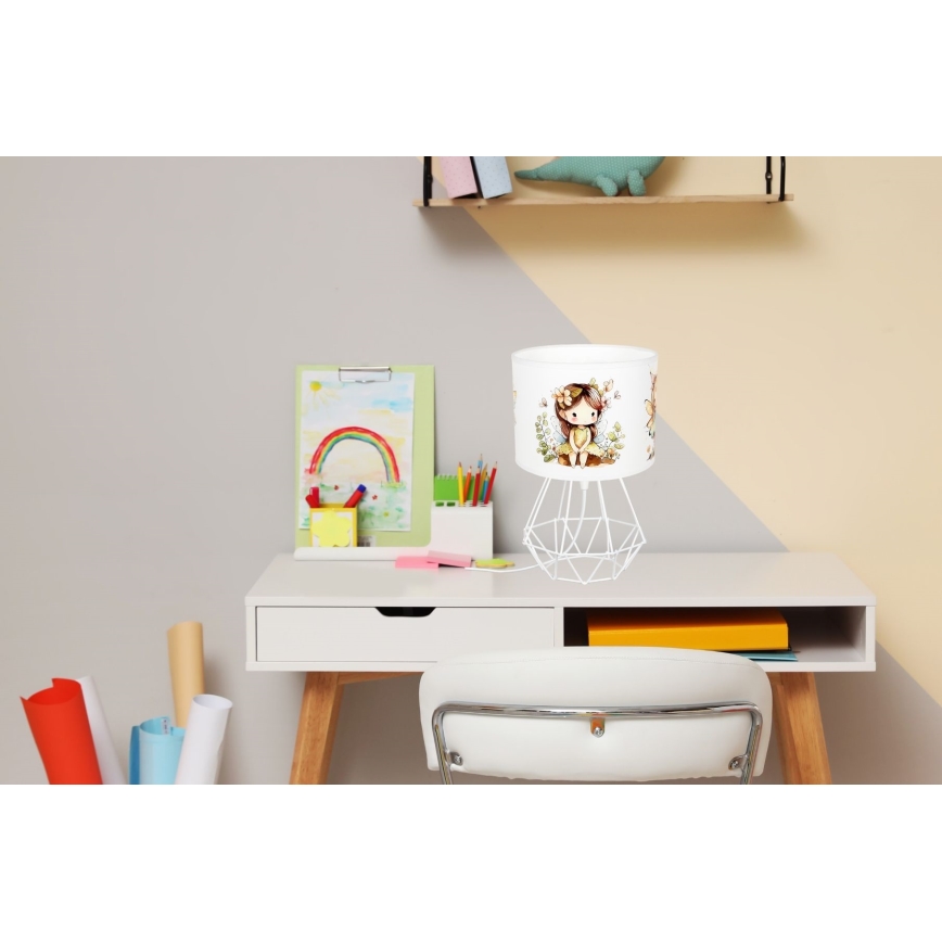 Kleine kinderlamp FAIRIES 1xE27/60W/230V