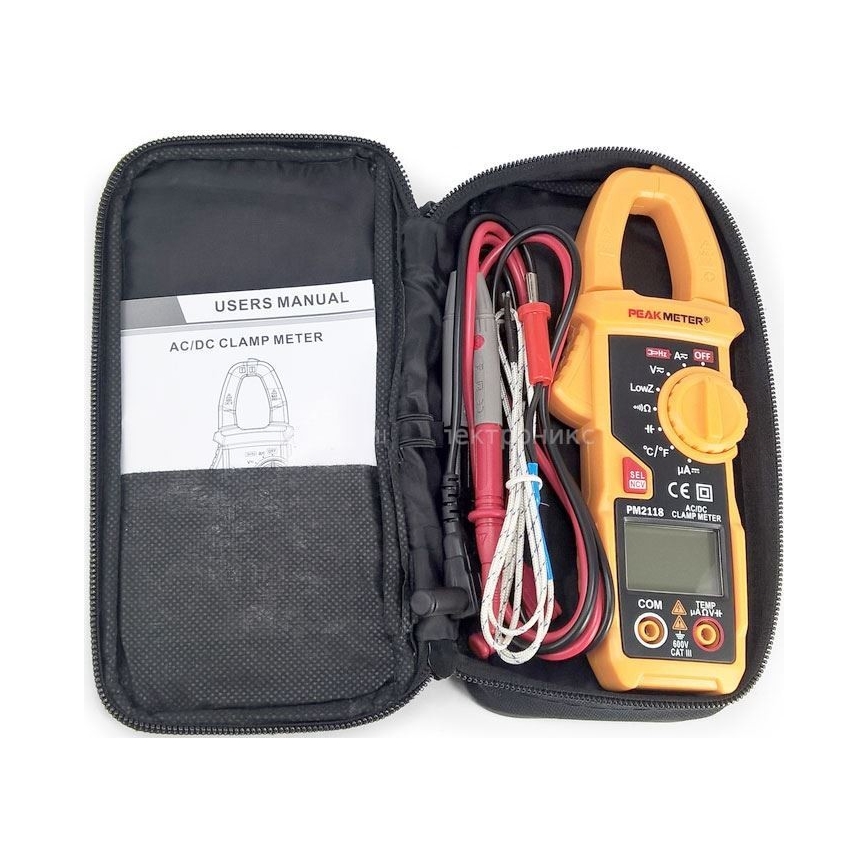 Klem multimeter 2xAAA