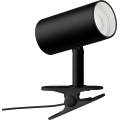 Klemlamp PUNTO 1xGU10/9W/230V zwart