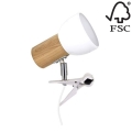 Klemlamp SVENDA 1xE27/60W/230V - FSC-gecertificeerd