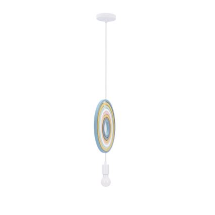 Kleurige hanglamp voor kinderen HOOPS 1xE27/20W/230V Ø 27 cm