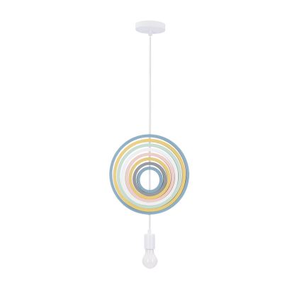 Kleurige hanglamp voor kinderen HOOPS 1xE27/20W/230V Ø 27 cm
