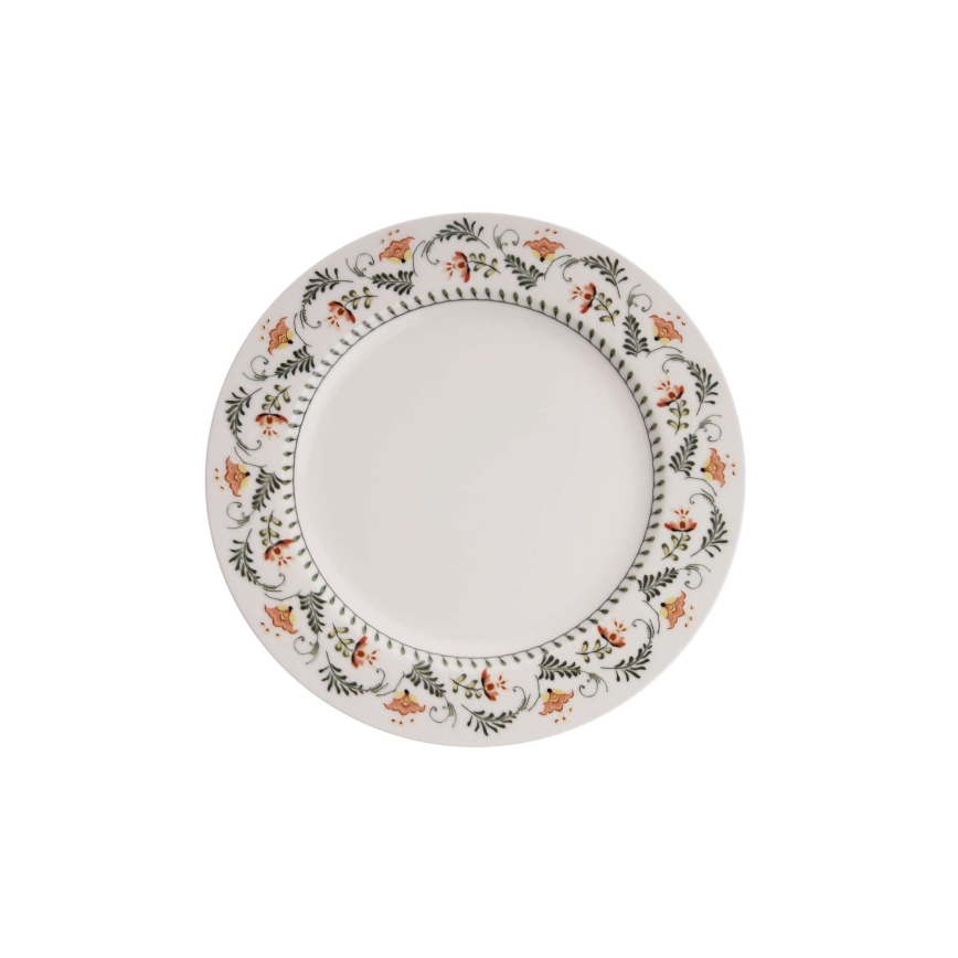 Kleurrijke 24-delige serviesset van porselein