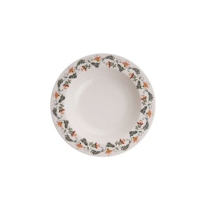 Kleurrijke 24-delige serviesset van porselein