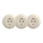Kliklap - Drievoudig retro stopcontact met afdekraam SCHUKO 230V beige