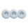 Kliklap - Drievoudige retro wandcontactdoos met afdekraam 230 V, blauw