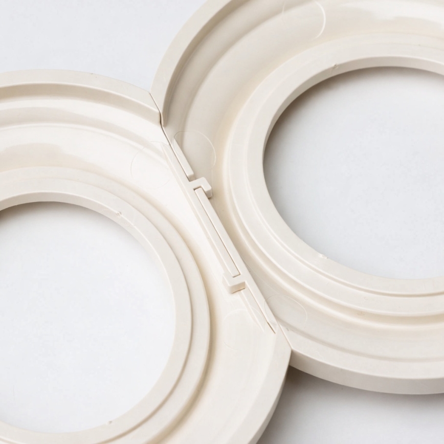 Kliklap - Retro centraal afdekraam beige