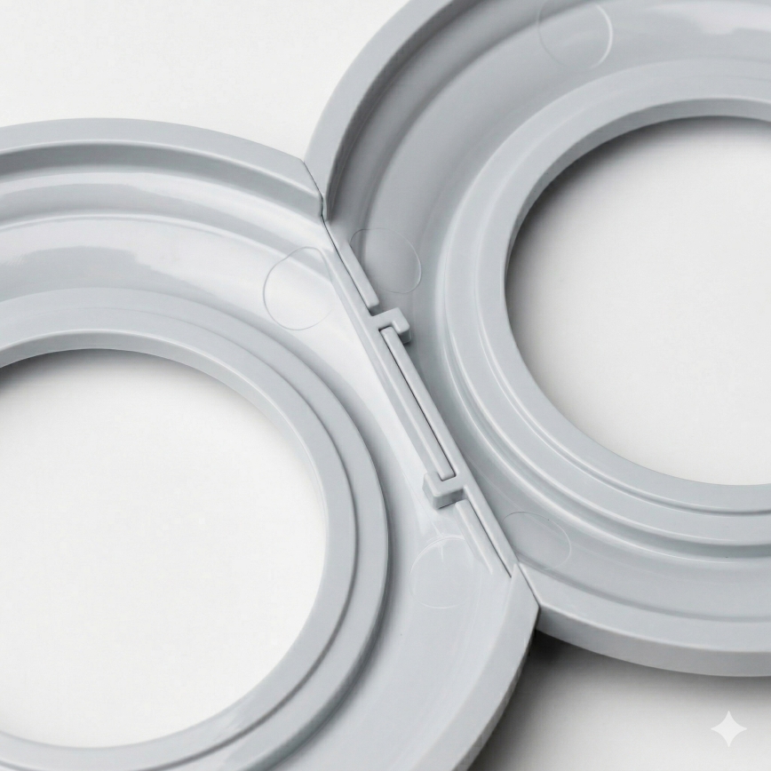 Kliklap - Retro centraal frame grijs