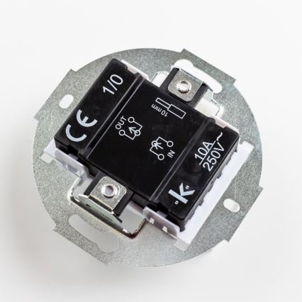 Kliklap - Retro-drukknop met omlijsting oudroze