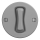 Kliklap - Retro drukknop zonder frame, grijs