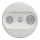 Kliklap - Retro eindstopcontact TV+R (zonder lijst) wit