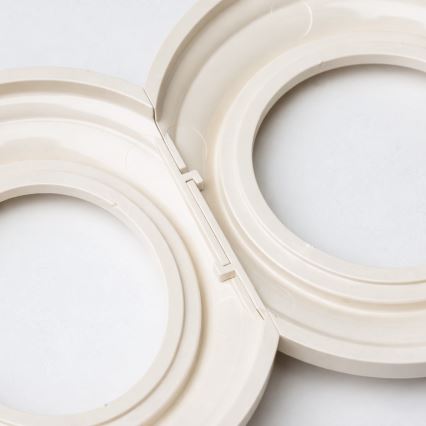 Kliklap - Retro-eindstuk, beige