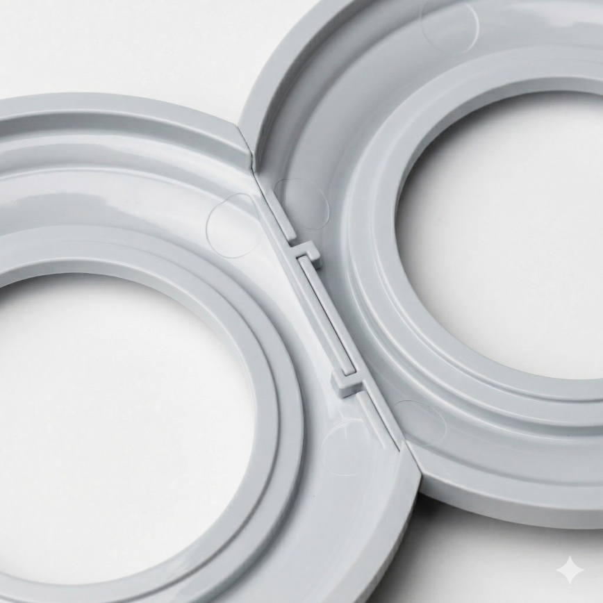 Kliklap - Retro lijst, grijs