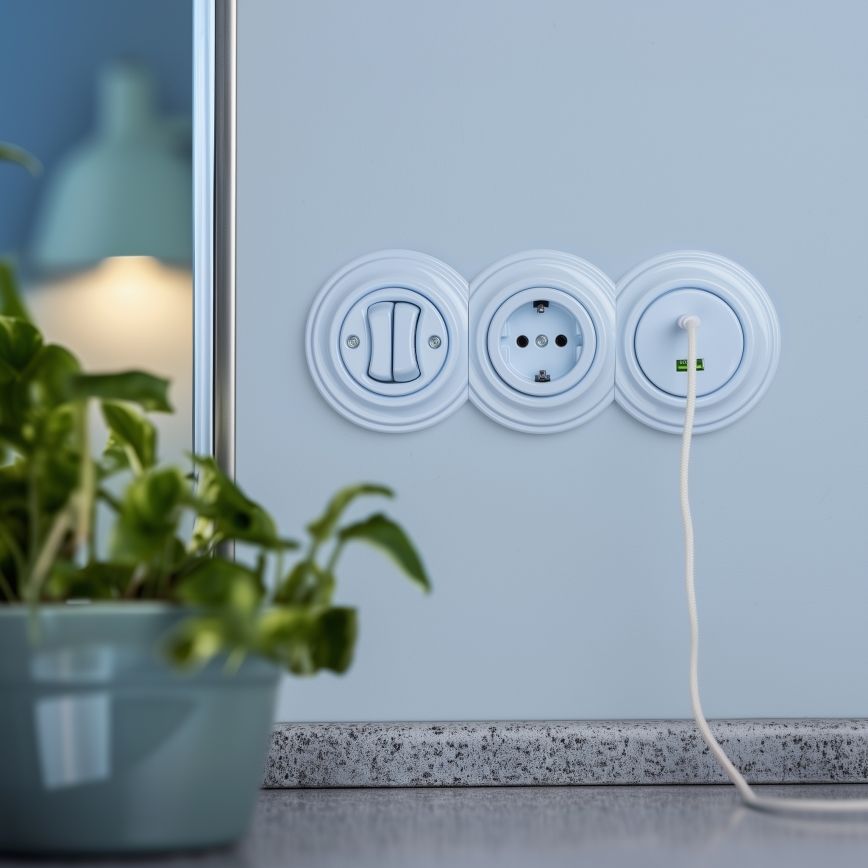 Kliklap - Retro lijst in intens blauw