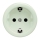 Kliklap - Retro SCHUKO stopcontact zonder afdekraam voor thuis, 230V/16A, mintgroen