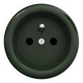 Kliklap - Retro stopcontact zonder afdekraam 230V groen