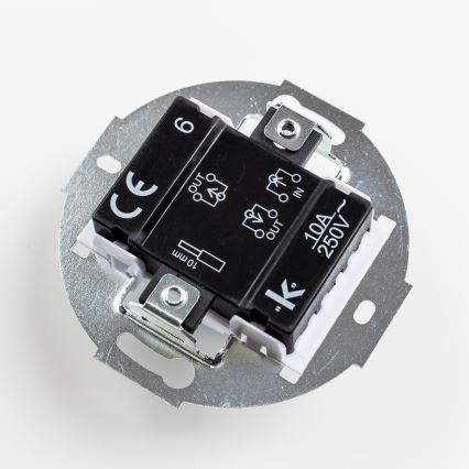 Kliklap - Retro traplichtschakelaar zonder frame nr. 6 groen