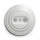 Kliklap - Retro TV-/radioaansluiting (doorlopend) met afdekraam, wit