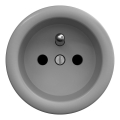 Kliklap - Retro wandcontactdoos zonder afdekraam 230V grijs