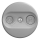 Kliklap - Vintage abonneecontactdoos TV+R (continuous) grijs