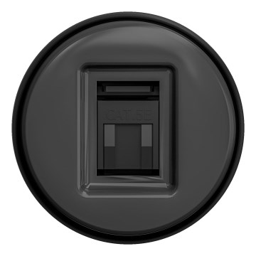 Kliklap - Vintage data-aansluiting antraciet